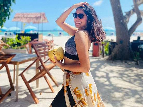Exquisite Pics Of Anikha Surendran At Beach